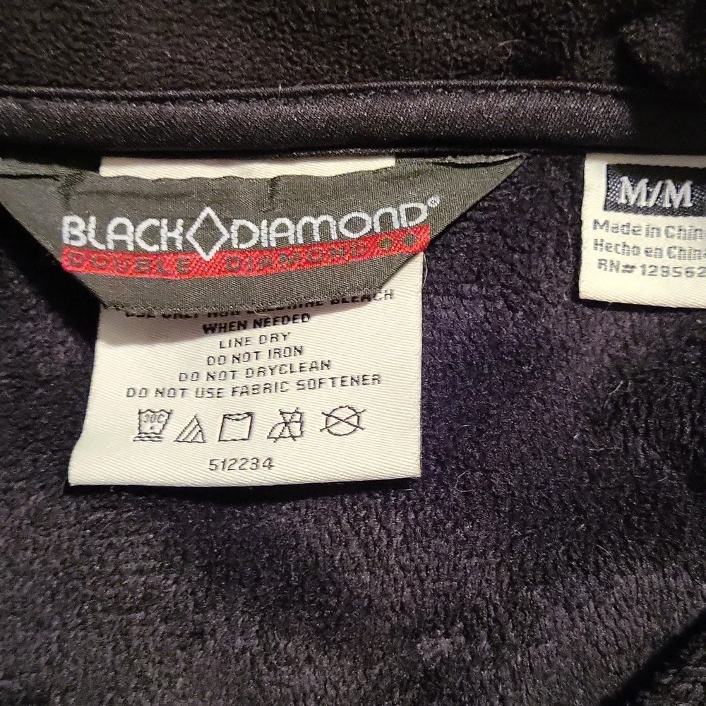 Black Diamond Men's Black Performance Jacket Size M - Picture 2 of 11